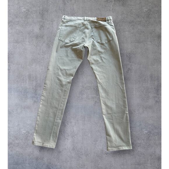 Todd Snyder Stretch 5-Pocket Chino Pants Mens 34x34 Tan Casual Slim Fit - Picture 2 of 14